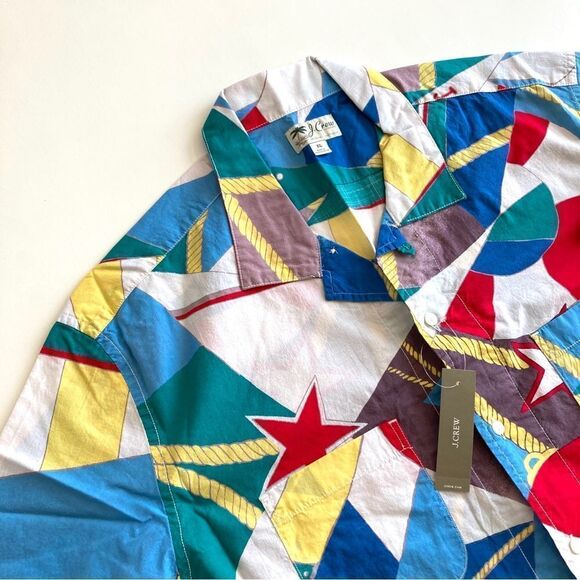 J. Crew Short Sleeve Shirt - Picture 1 of 11